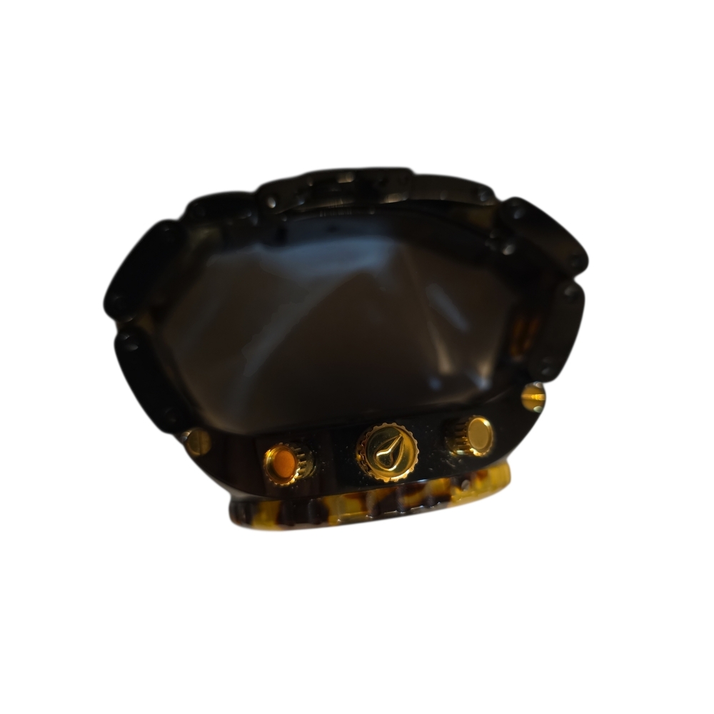 Nixon Tortoise Shell Watch with Gold Accents - Picture 2 of 5